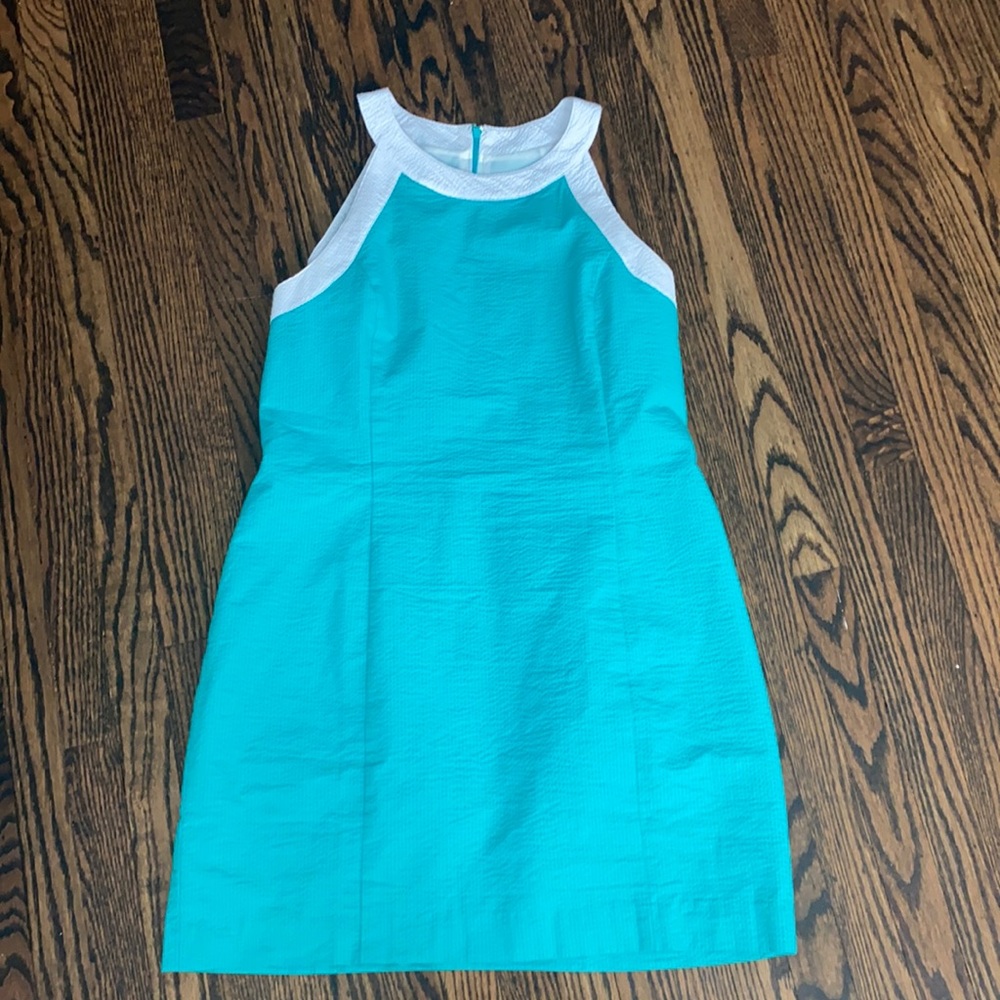 Halter Teal Dress
